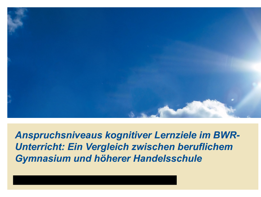 Praxissemester Wirtschaftswissenschaften