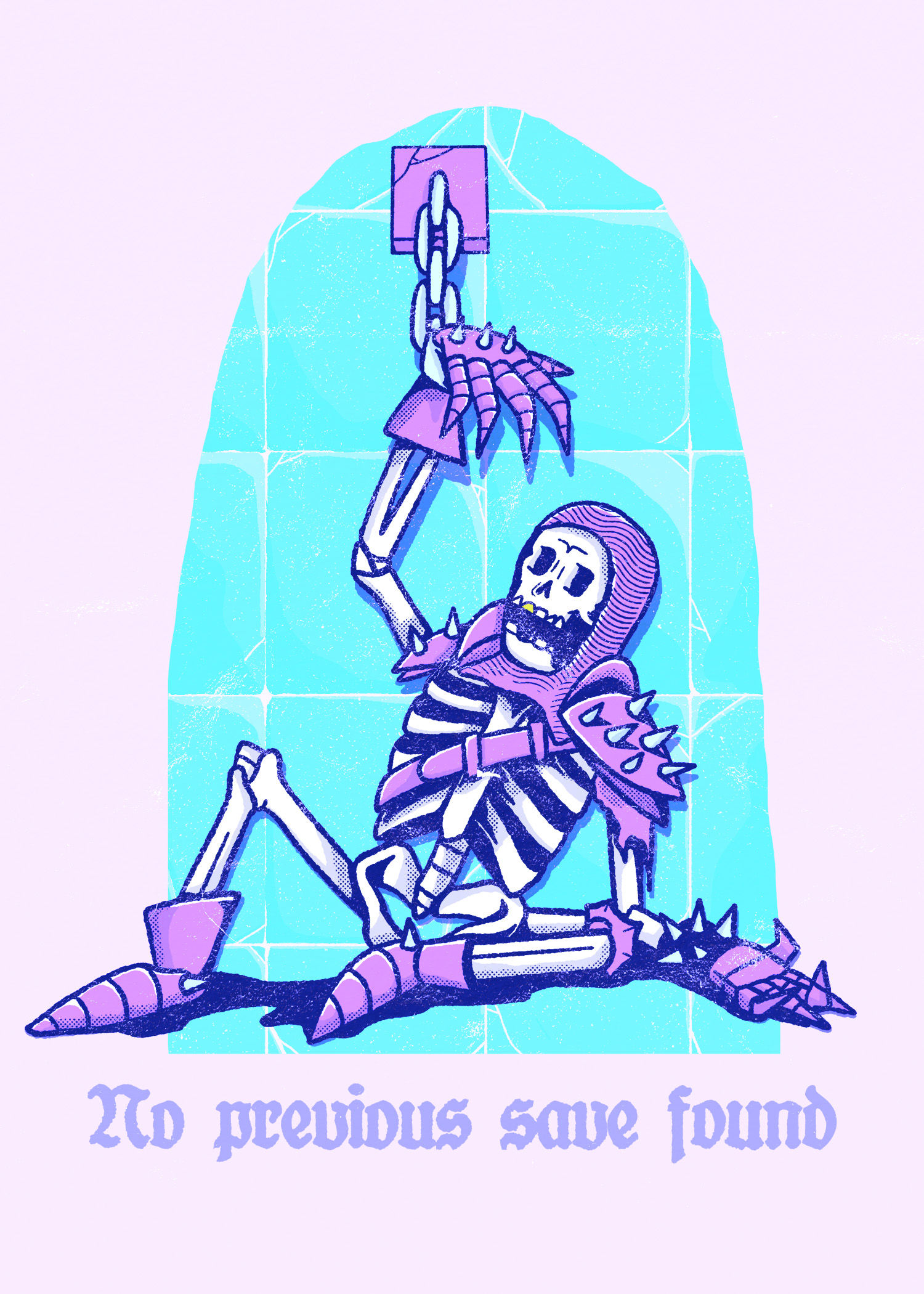 No Saves Found - Presale 5"x7" Print