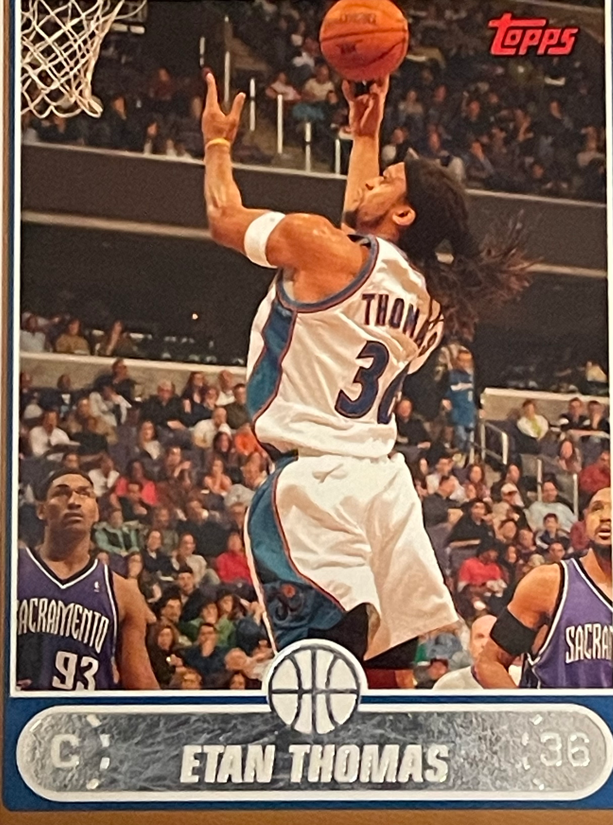 Etan Thomas Private Signing Send In - Card