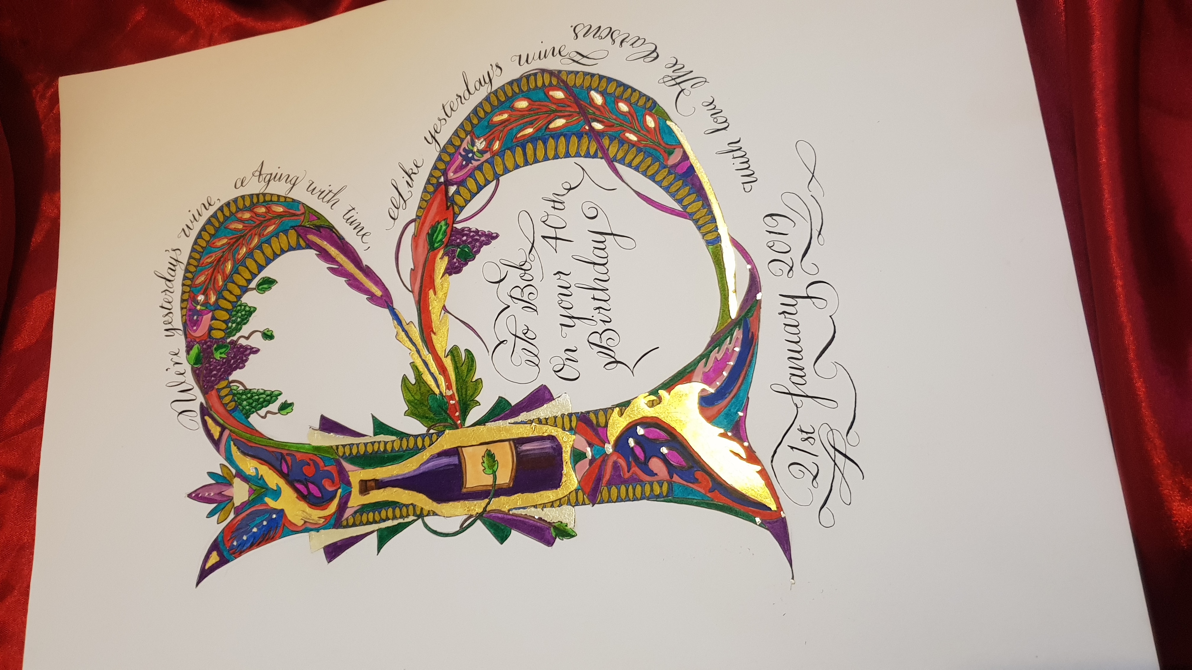 Personalised Birthday Initial Gift