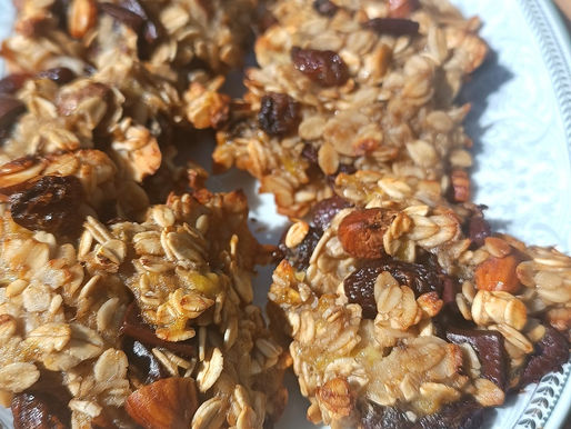 biscuits aux flocons d'avoine et chocolat noir à faible indice glycémique
