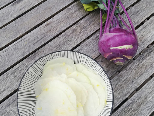 Chou-rave cru au citron