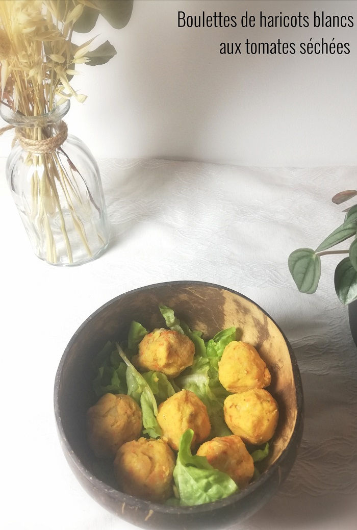 Boulettesdeharicotsblancsauxtomatesséchées mariefaramusdieteticienne