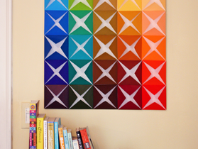 D.I.Y QUADRO COLORIDO