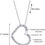 Thumbnail: Genuine Diamond Open Heart Pendant Necklace in Sterling Silver
`



