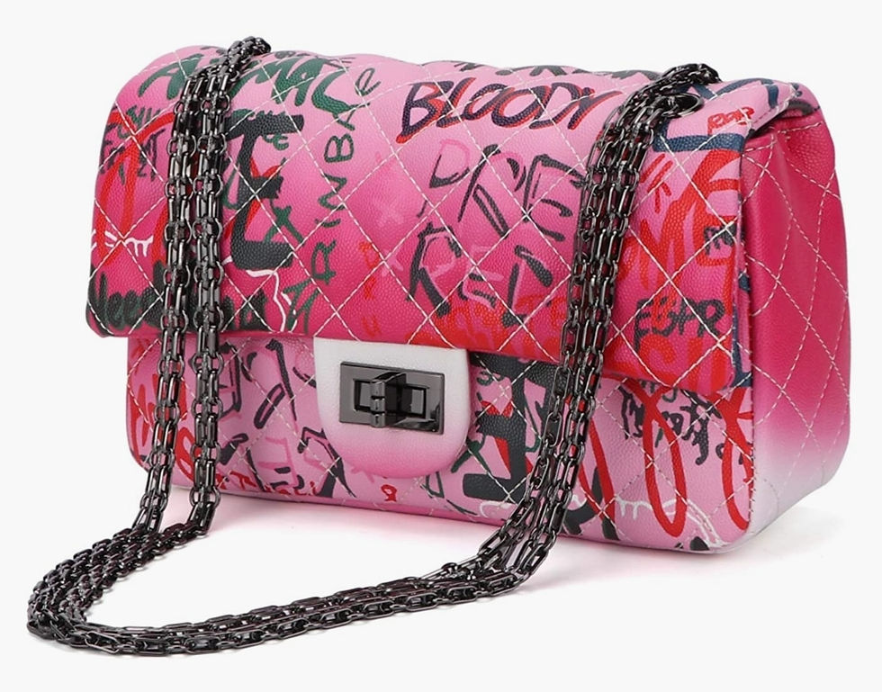 Thumbnail: Graffiti Shoulder Crossbody Handbags