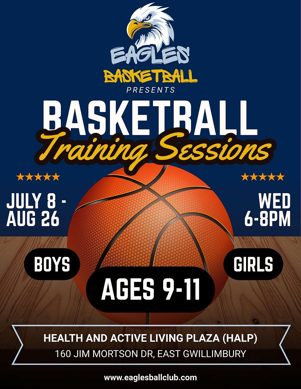 SUMMER TRAINING U9-U11 (Boys & Girls) - Wednesdays