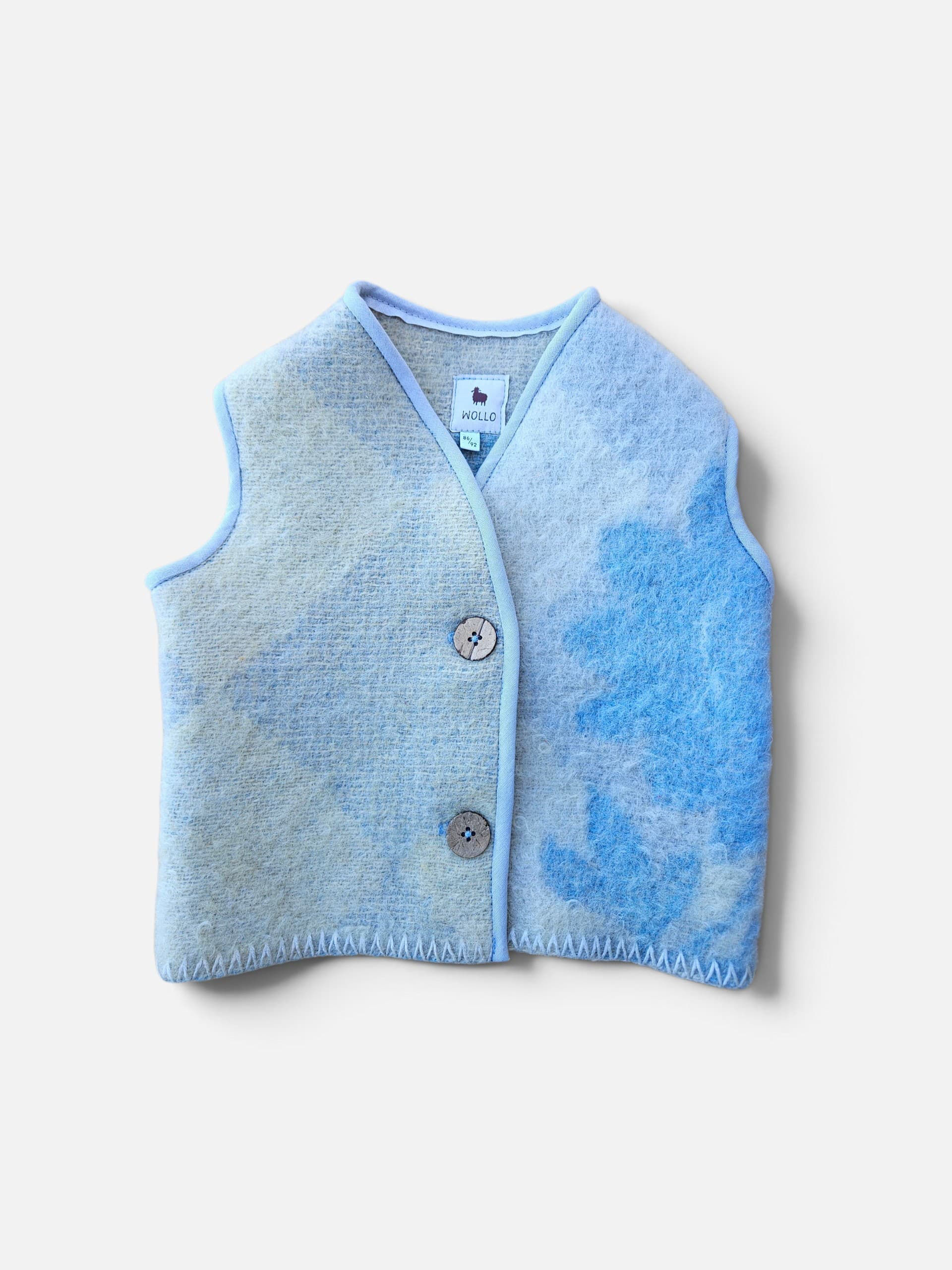 Wollen bodywarmer 1,5 tot 2 jaar