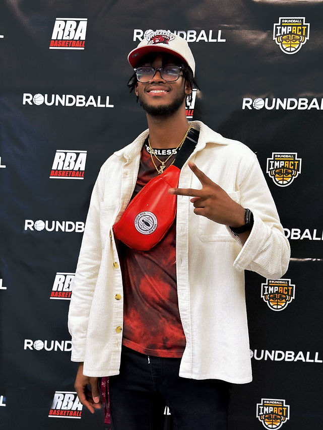 Xay Dryz at the RoundBall Allstar Game Event