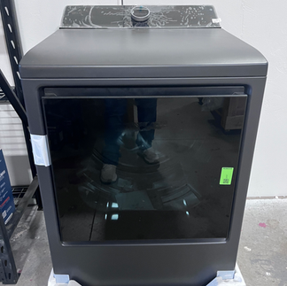 LG Gas Dryer - Matte Black New Condition Front View