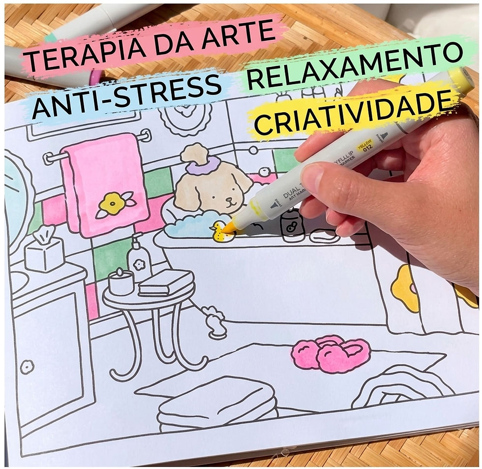 Miniatura: Livro De Colorir Bobbie Goods Capa Dura 50 Páginas