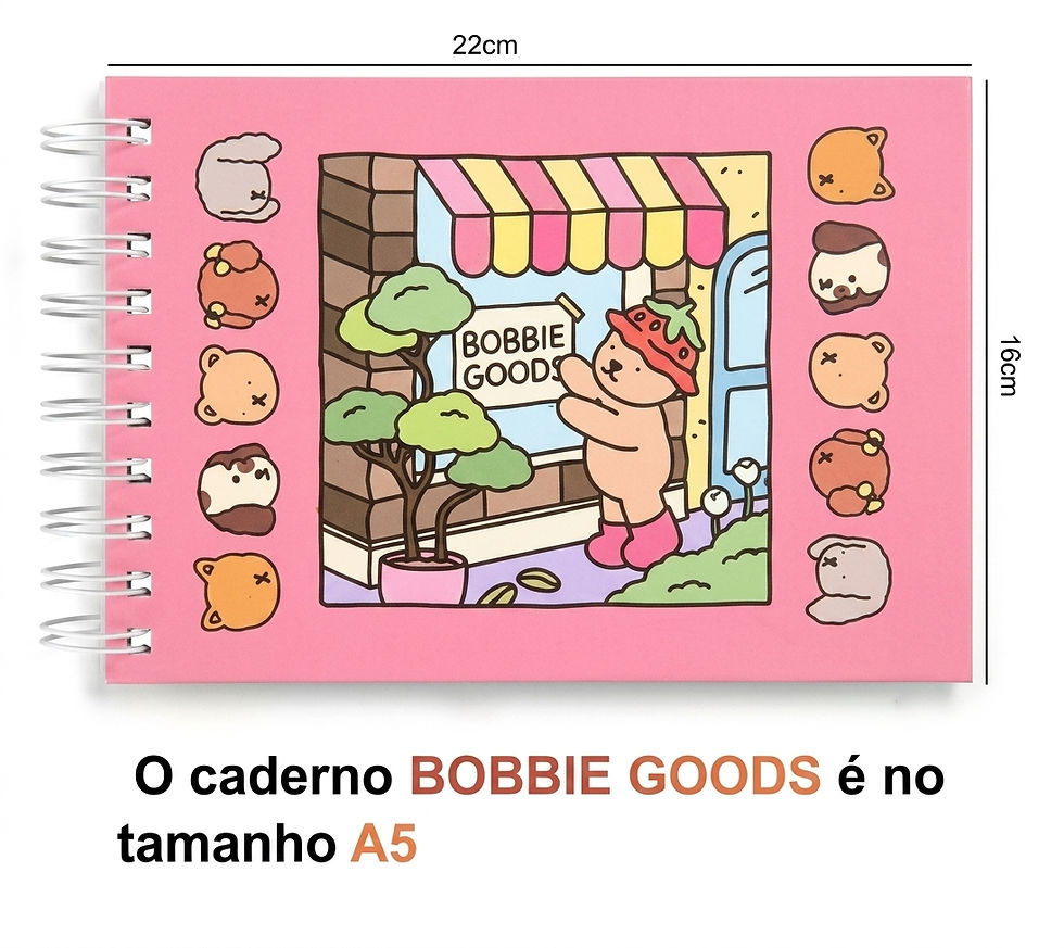 Miniatura: Livro De Colorir Bobbie Goods Capa Dura 50 Páginas