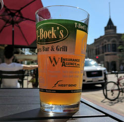 Beer at T-Bock's Decorah Outdoor
