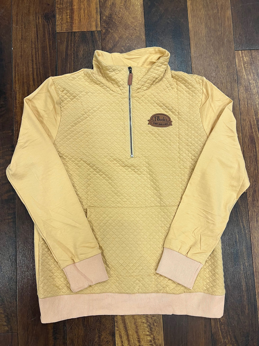 Thumbnail: Quilted Quarter Zip Sweatshirt - Women's