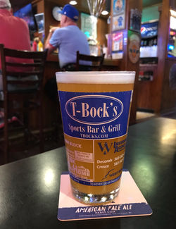 Beer at T-Bock's Decorah