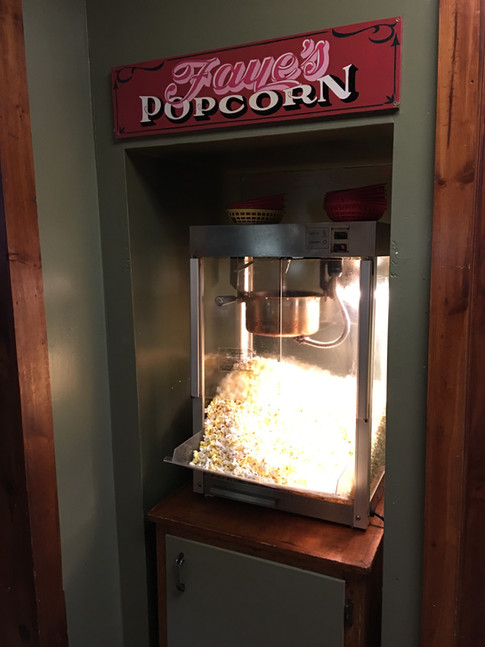 Complimentary popcorn at T-Bock's Sports Bar & Grill in Decoah, Iowa.