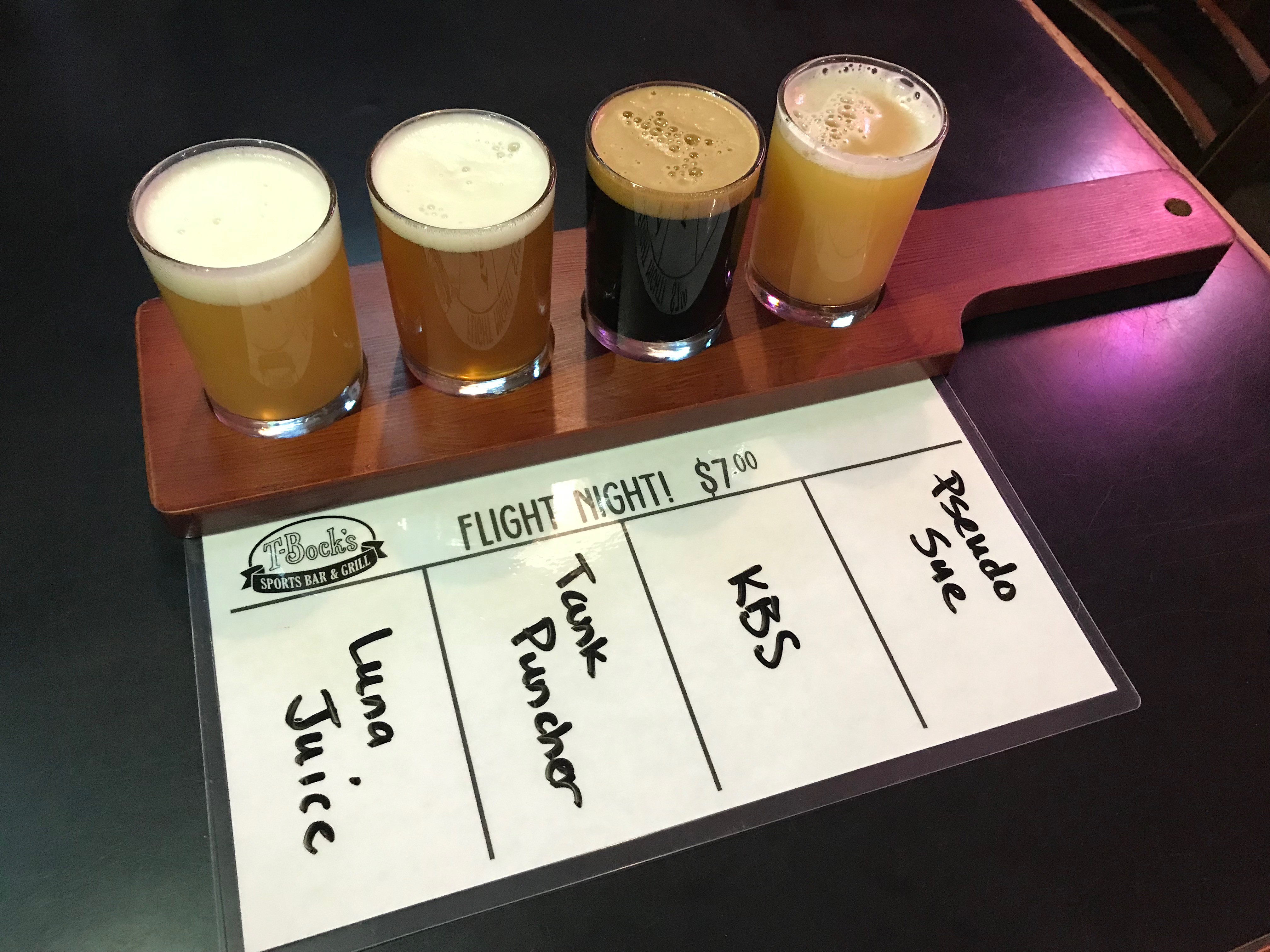 BEER MENU Decorah TBock's Sports Bar & Grill