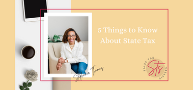 Five Things To Know About State Tax