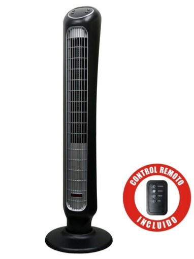 Ventilador de Torre Grande Sankey Negro