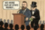 A politician speaking out against out-of-state money while raking it in