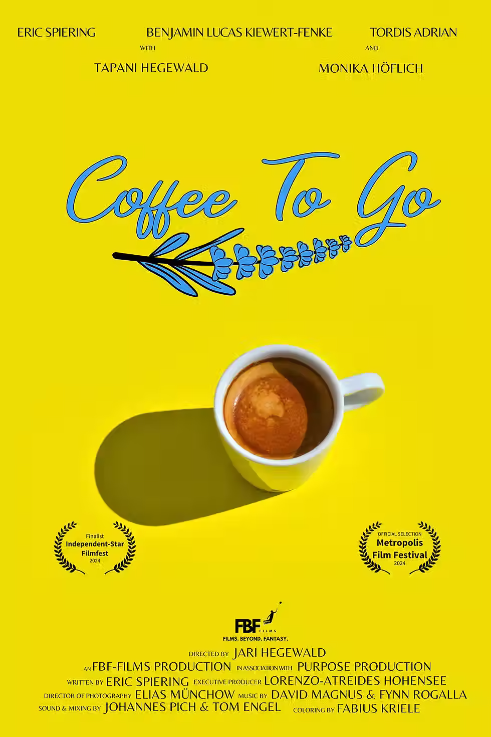 Filmplakat zu „Coffee To Go". Ein Film von FBF-Films.