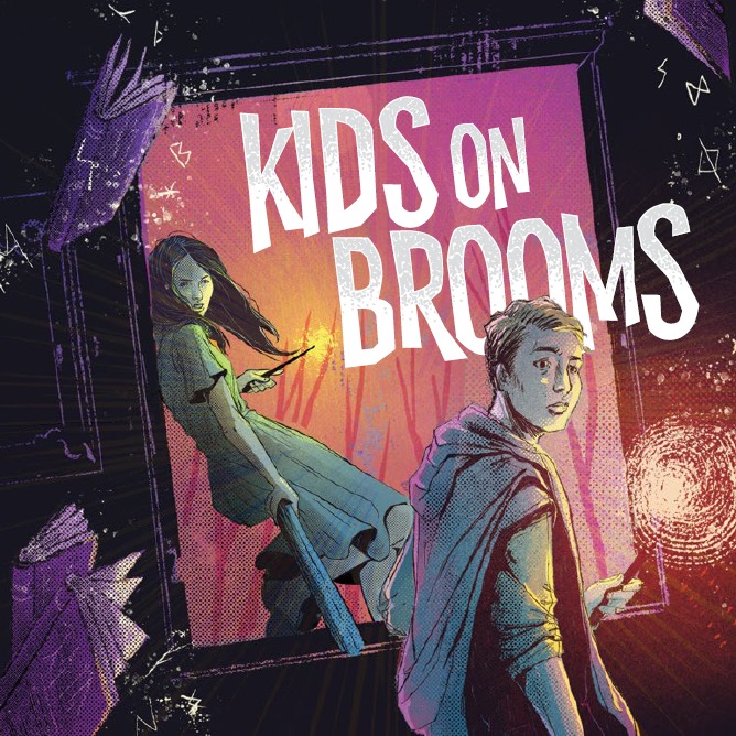 Kids on Brooms