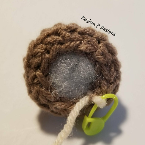 Mushroom Keychain crochet pattern from Regina P Designs