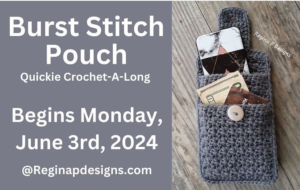 BURST STITCH POUCH QUICKIE CAL ALERT