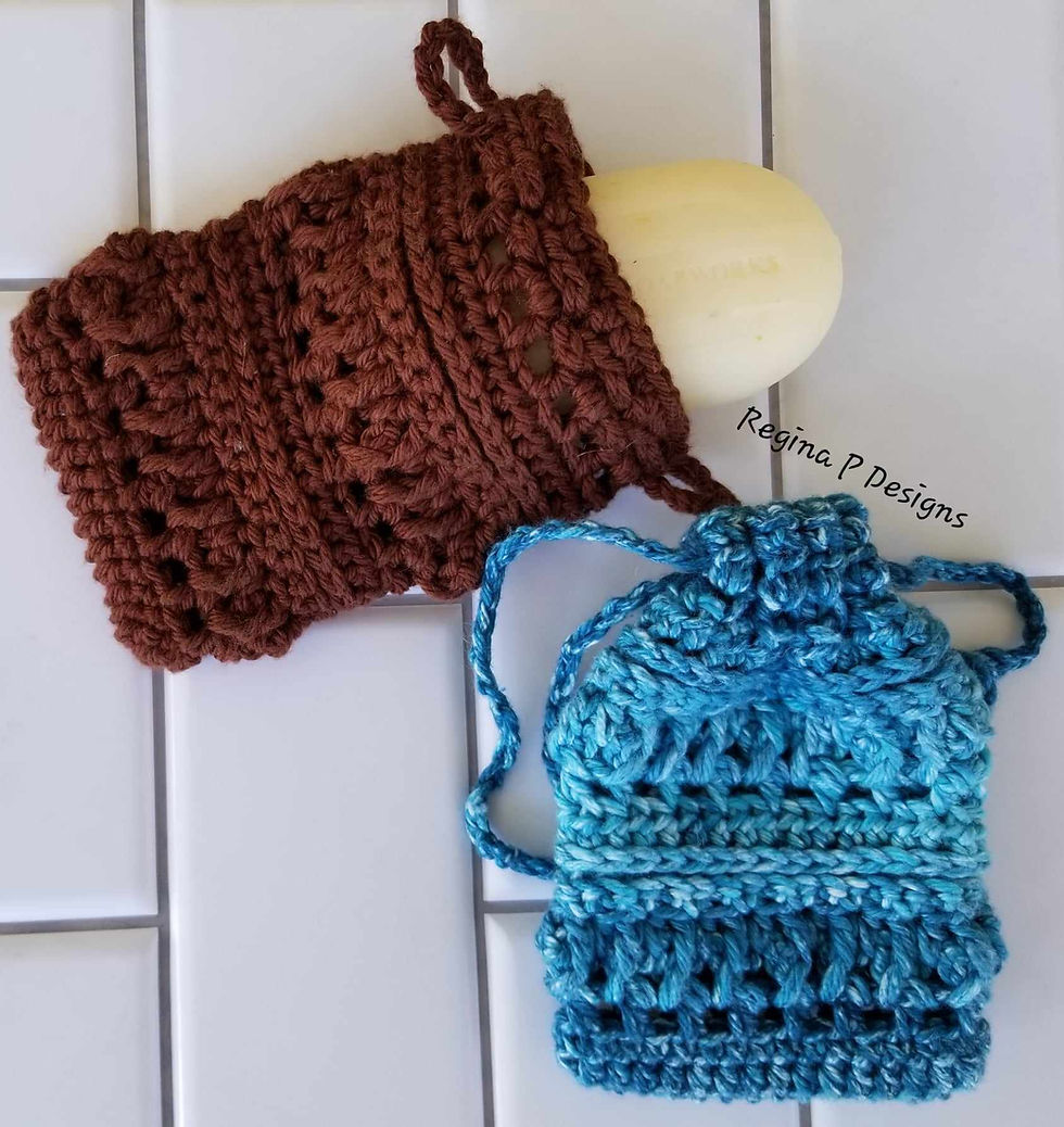 Crossroads Soap Saver crochet pattern from Regina P Designs