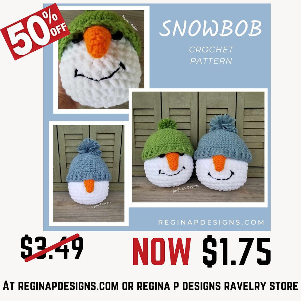 Snowbob crochet pattern sale