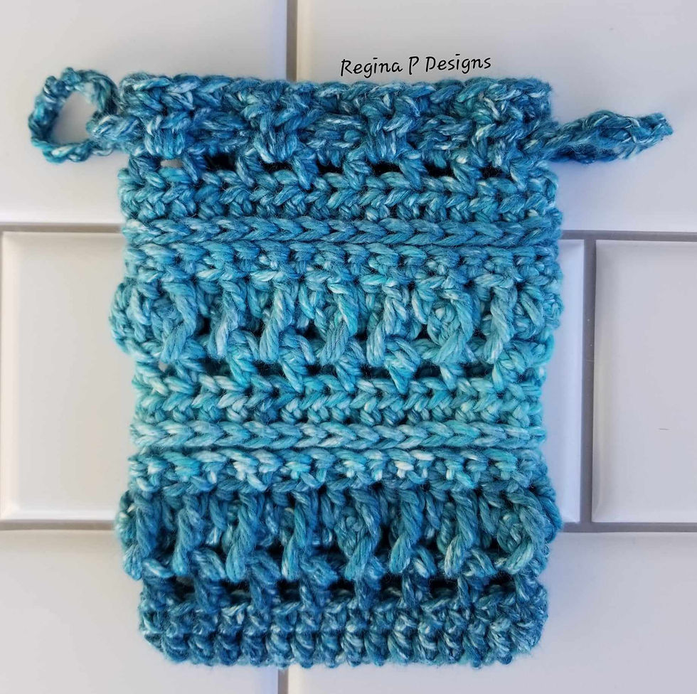 Crossroads Soap Saver crochet pattern from Regina P Designs
