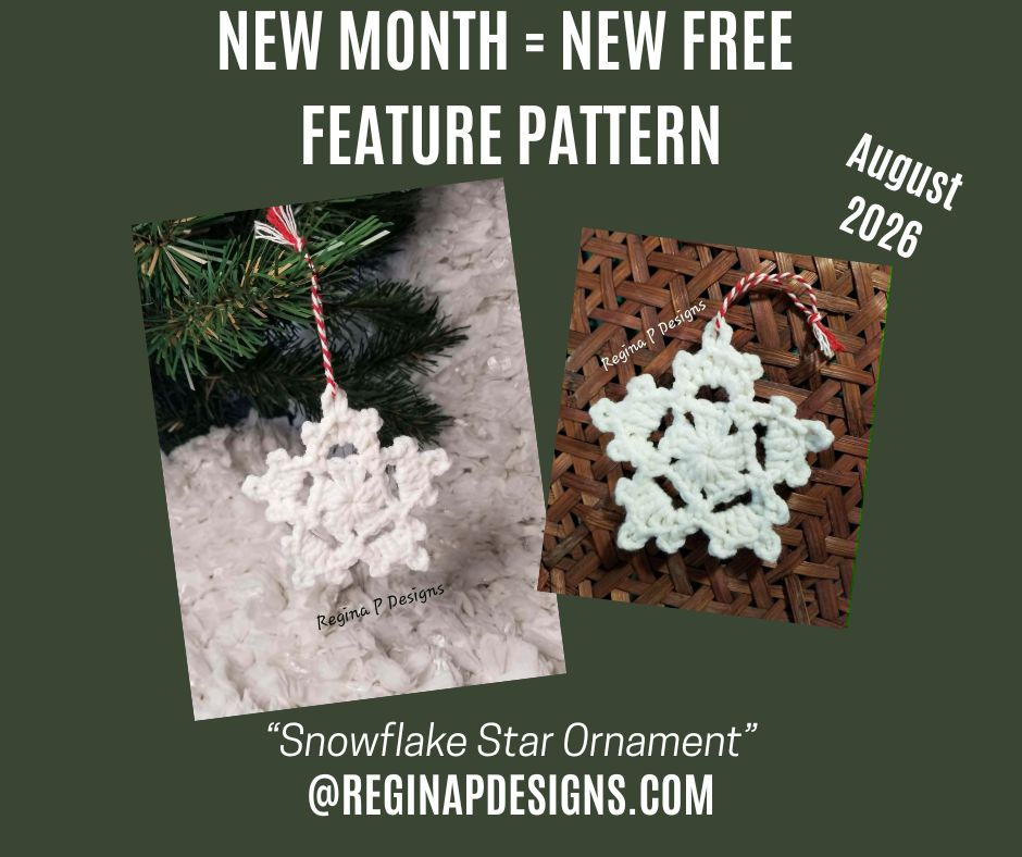 August 2026 Feature Pattern from Regina P Designs