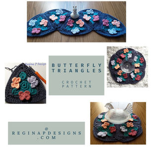 Butterfly Triangle Crochet Pattern