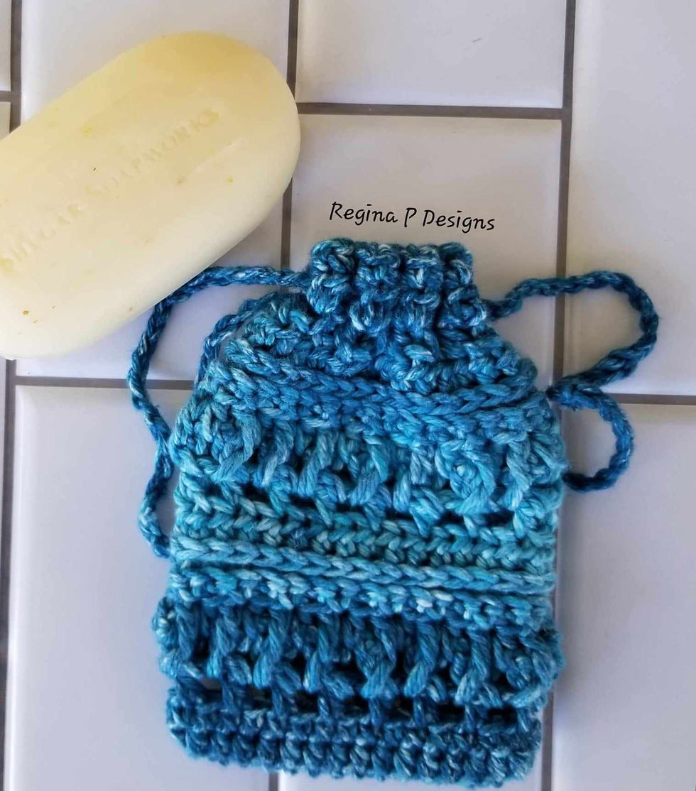 Crossroads Soap Saver crochet pattern from Regina P Designs