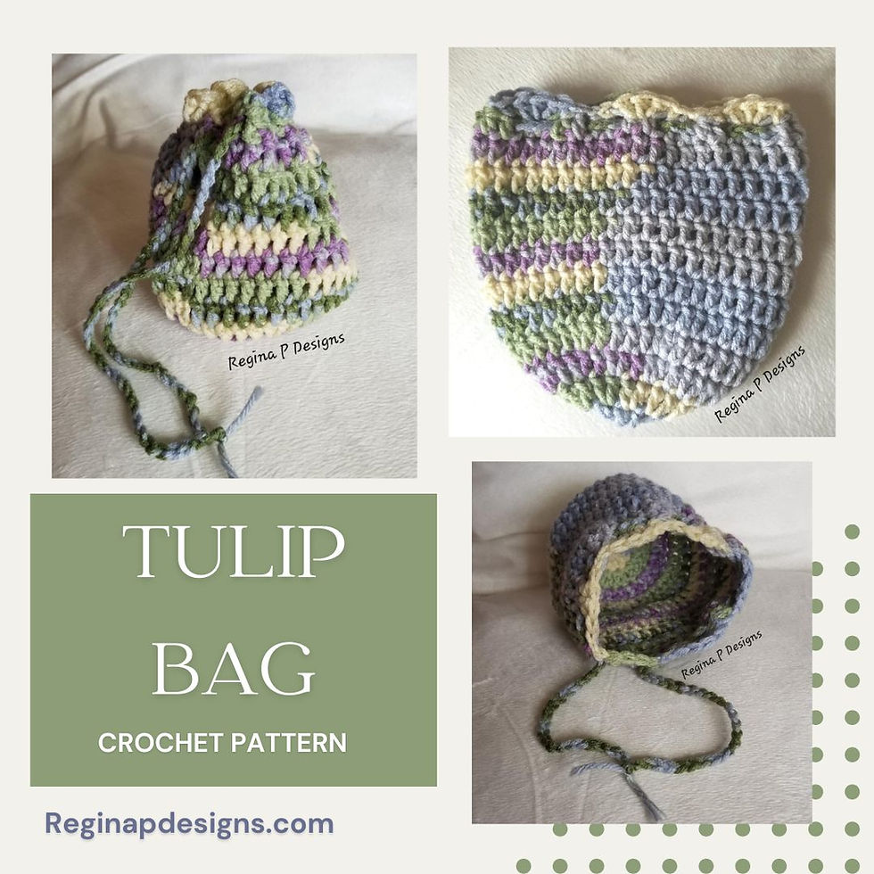 Tulip Bag Crochet Pattern from Regina P Designs