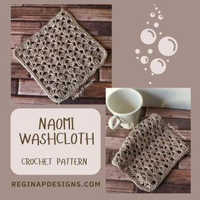 Naomi Washcloth Crochet Pattern