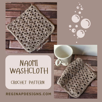 Naomi Washcloth Crochet Pattern