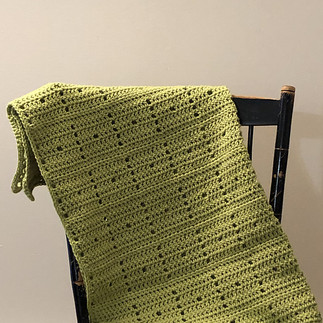 One Skein Baby Blanket testers pic 3