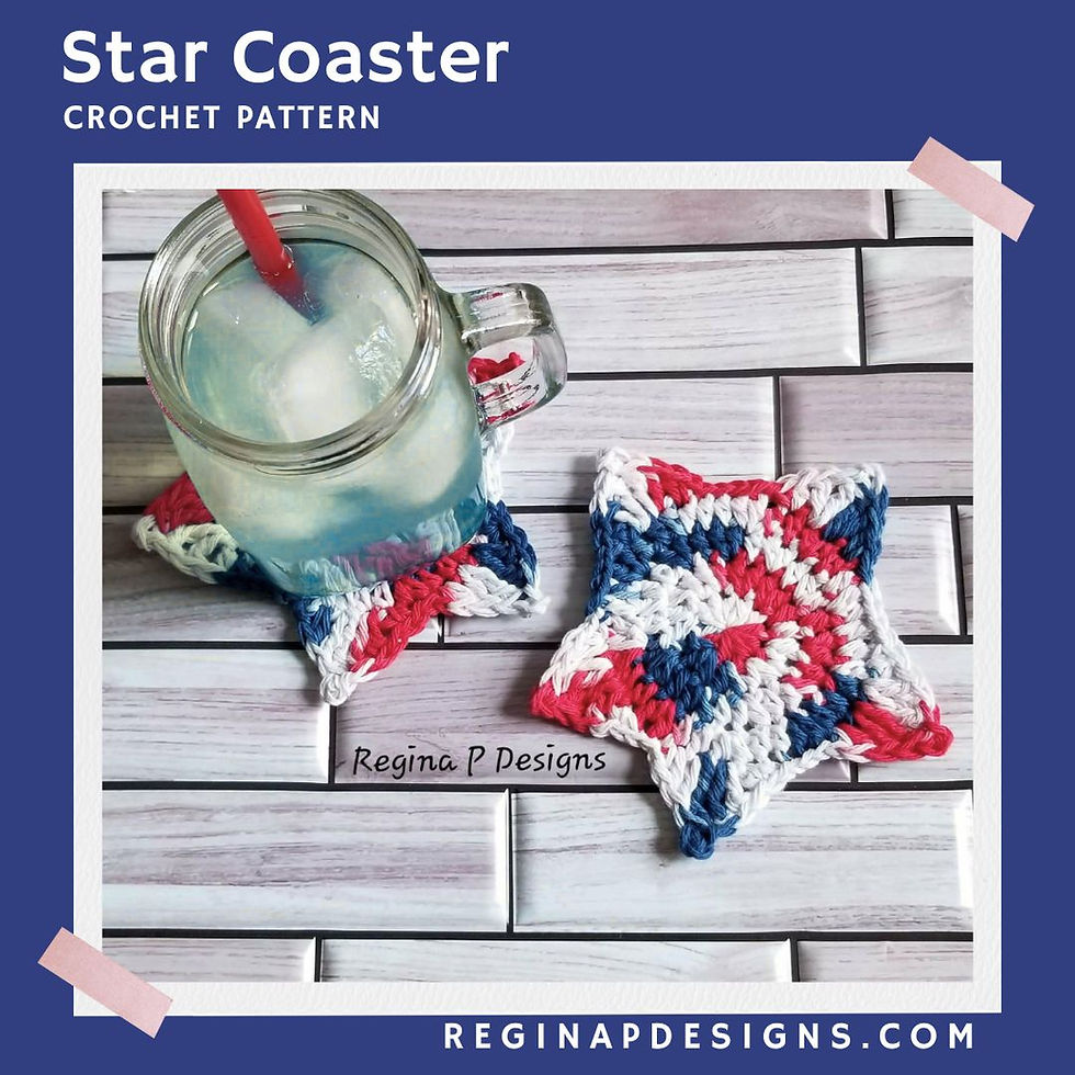 Star Coaster Crochet Pattern