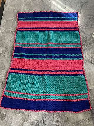 Sweet Snuggles Baby Blanket crochet pattern from Regina P Designs