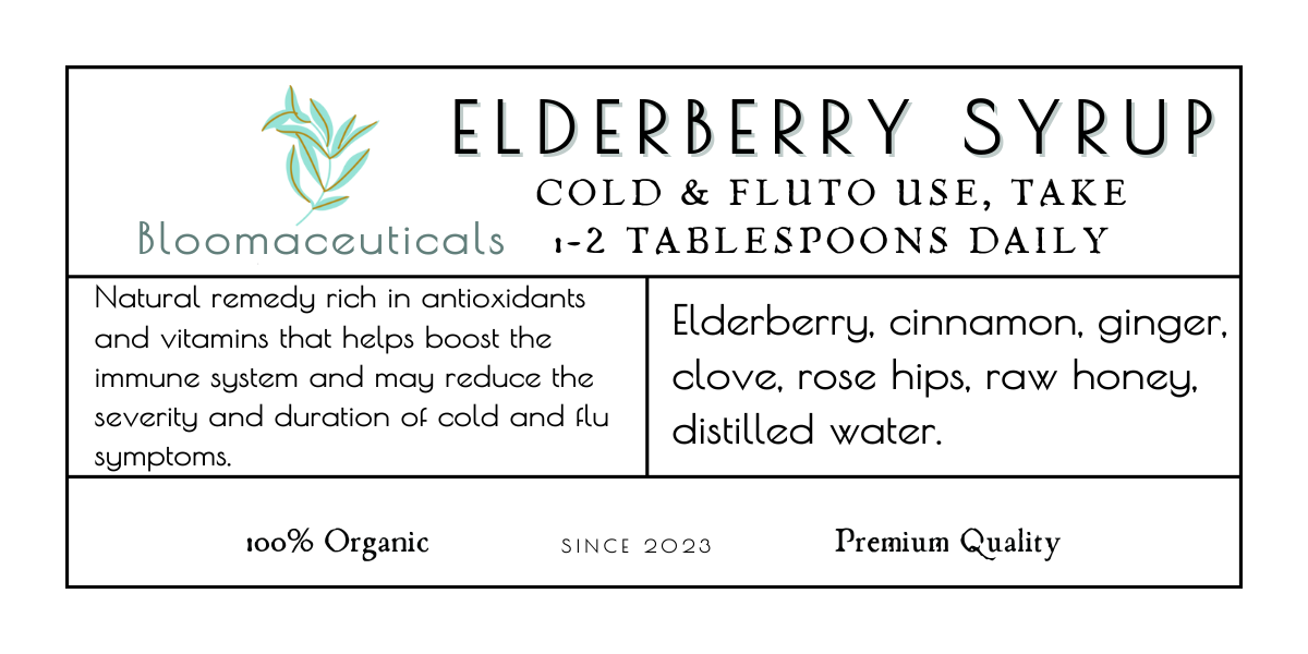 Elderberry Syrup – Immune Boosting & Wellness Support
