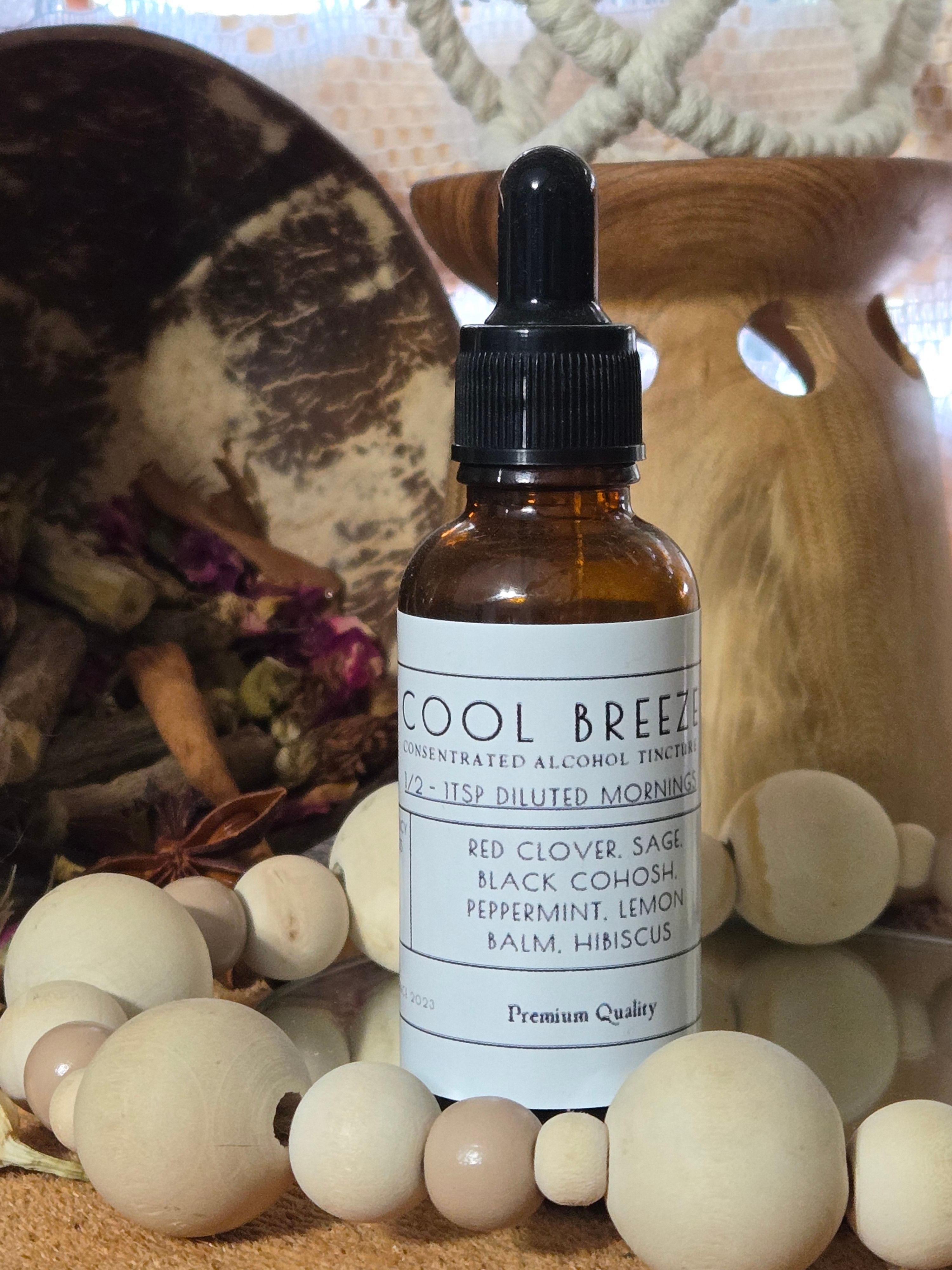 Cool Breeze Tincture – Herbal Support for Hot Flashes & Night Sweats
