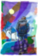 Book Illustration - Solitude, Community, Hope: An Anthology. Cover Illustration