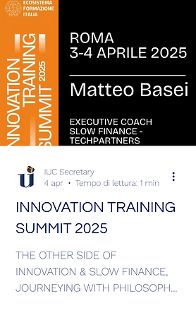innovation training summit 2025 slow finance matteo basei fantolino.png