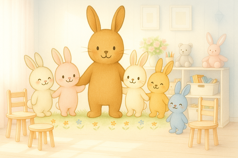 Tagesmutter mit Kinder