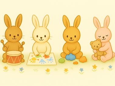 Kinder spielen