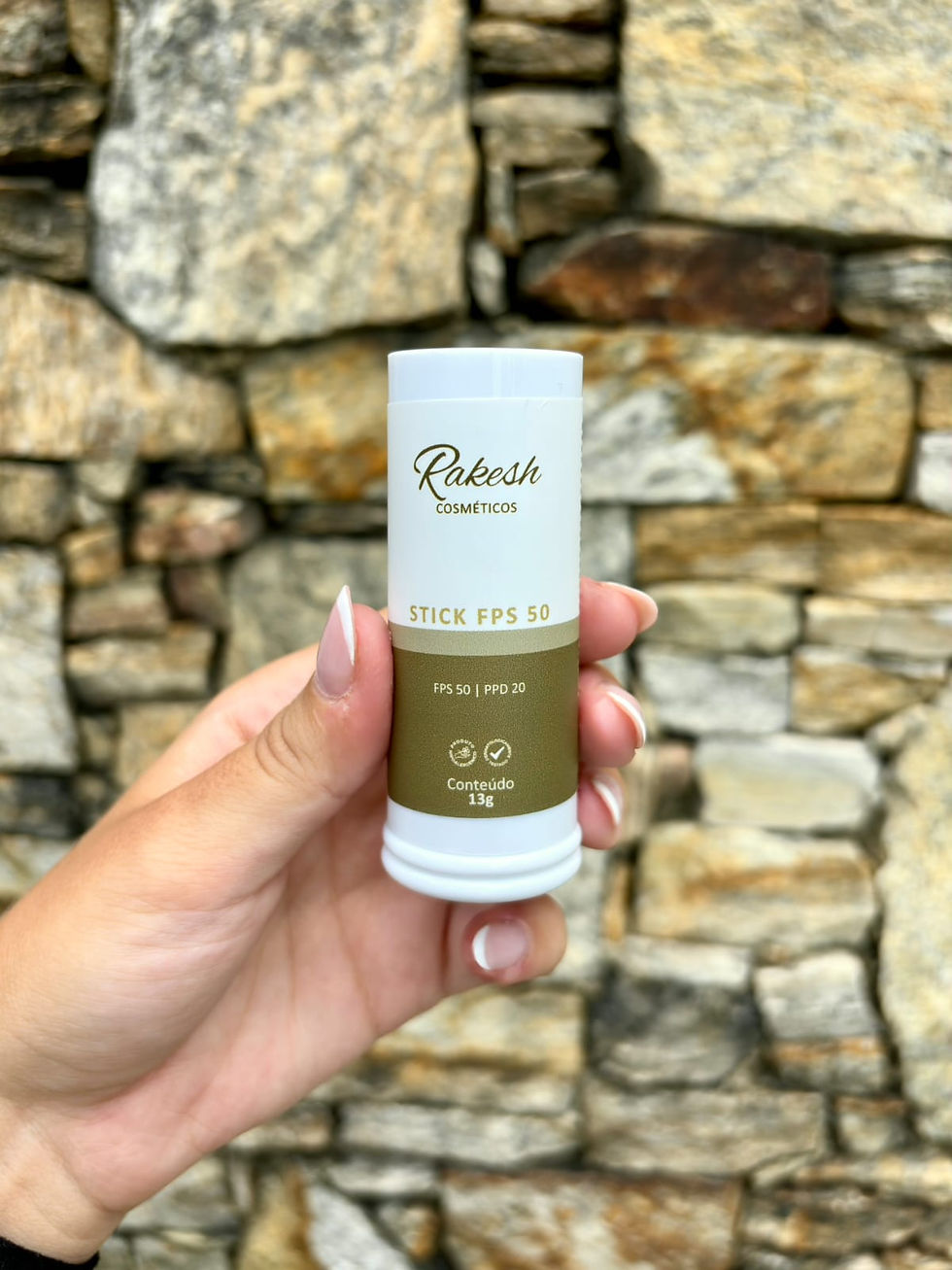 Miniatura: Protetor Solar Stick FPS 50 Translúcido da Rakesh Cosméticos