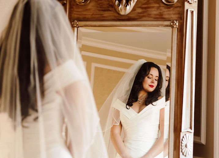 Graceful Beauty KC Bride with hair and makeup done at Longview Mansion. www.gracefulbeautykc.com
