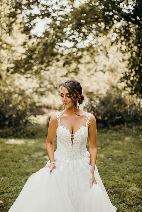 Graceful Beauty KC Bride with hair and makeup done at The Elms in Excelsior Springs. www.gracefulbeautykc.com