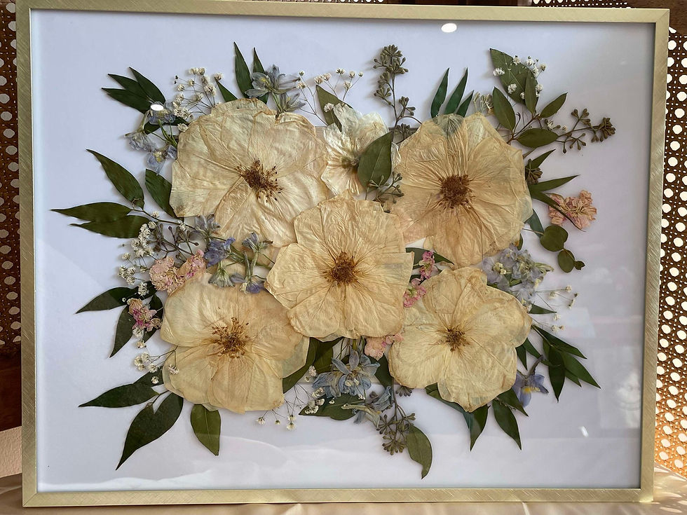 Thumbnail: Framed Pressed Floral